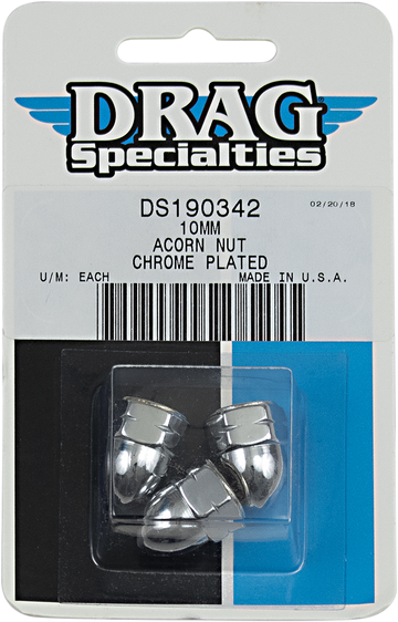 DRAG SPECIALTIES Nut - Acorn - 10 mm MBP1210