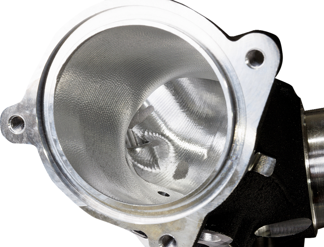 1050-0472 - S&S CYCLE CNC-Ported Intake Manifold - M8 - 55 mm - Black 160-0276