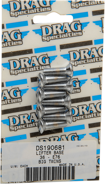 DRAG SPECIALTIES Bolt Set - Allen-Head - Lifter Base MK231