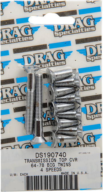 DRAG SPECIALTIES Bolt Set - Socket-Head - Transmission Top MK156