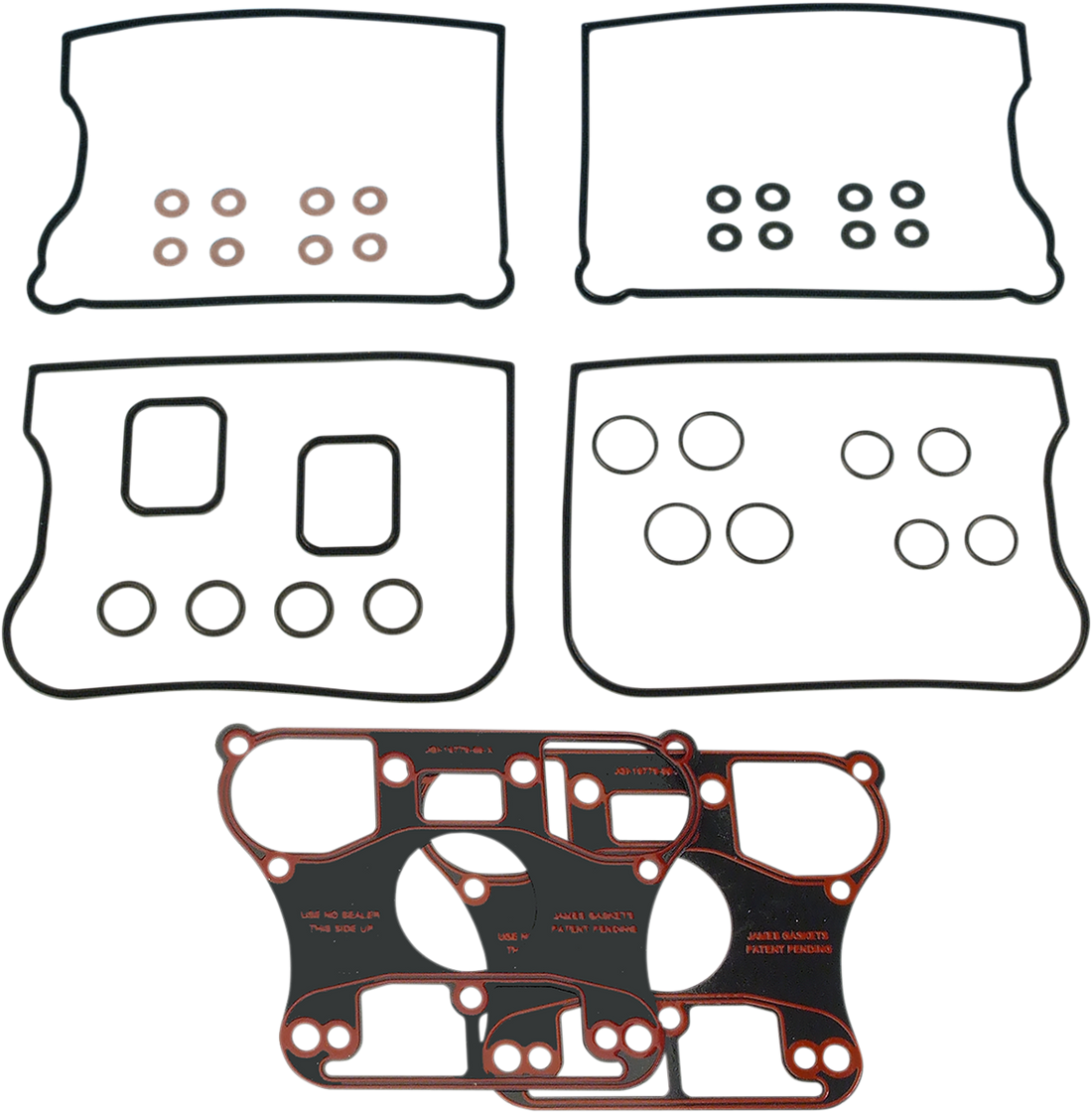 JAMES GASKET Rocker Box Rubber Gasket - Big Twin JGI-17038-90