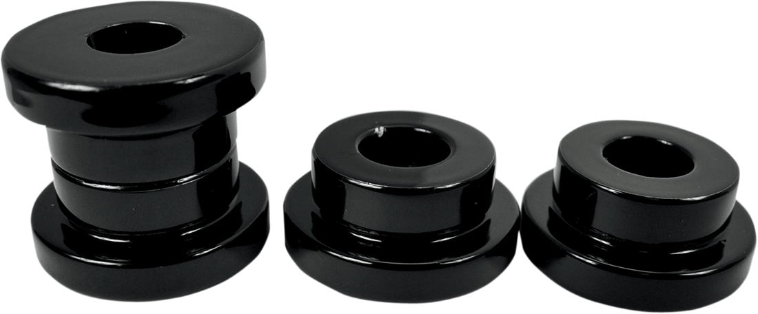 LA CHOPPERS Riser Bushings - Solid - Black LA-7400-50B