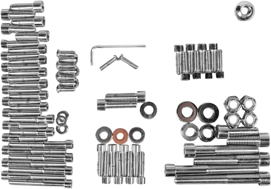 DRAG SPECIALTIES Bolt Kit - Motor - Smooth MK106S