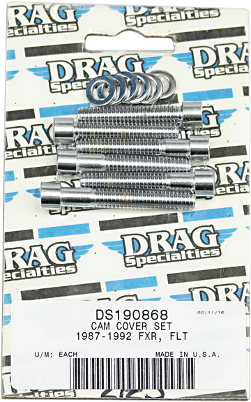 DRAG SPECIALTIES Bolt Kit - Camshaft Cover - Socket-Head - Smooth - Big Twin MK212S