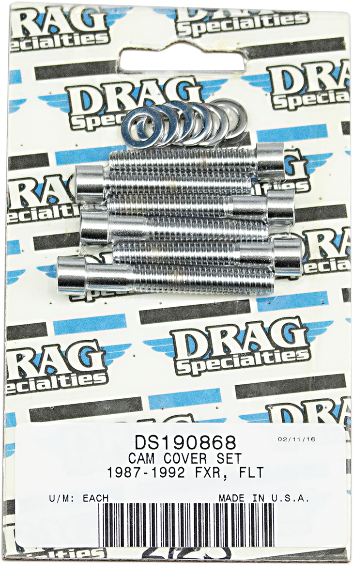 DRAG SPECIALTIES Bolt Kit - Camshaft Cover - Socket-Head - Smooth - Big Twin MK212S