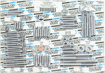 DRAG SPECIALTIES Bolt Kit - Motor - Socket-Head - Polished - Softail MK223S