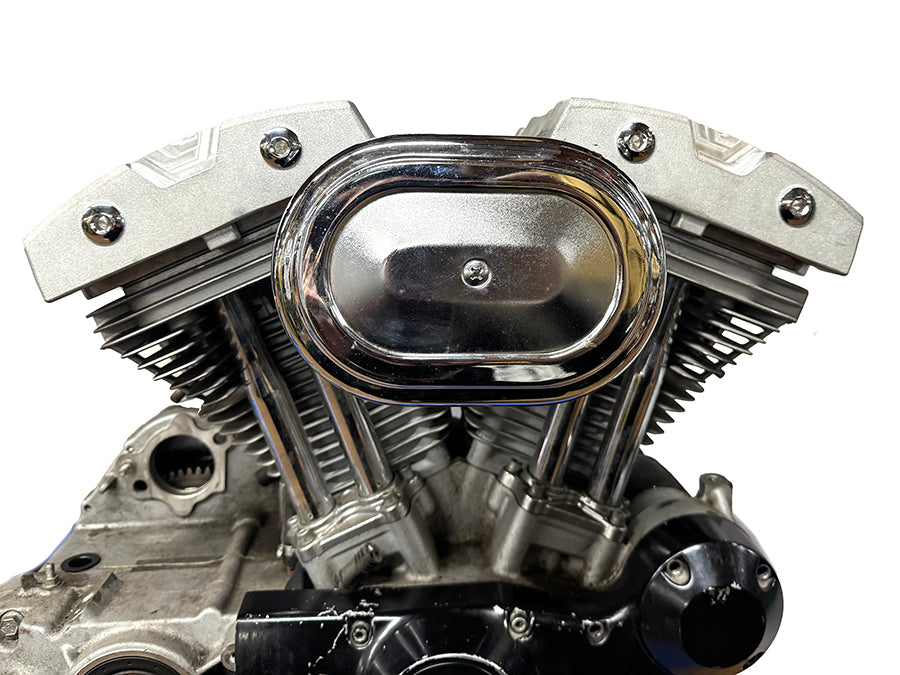 11-0006 - XL Shovelhead Rocker Box Cover Set Natural Cast by Motorshop