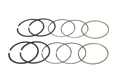11-0163 - 883cc Piston Ring Set .020 Oversize by Motorshop