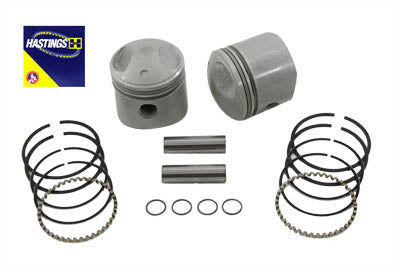 11-0219 - Replica 74 inch Overhead Valve Piston Set .030 Oversize by Motorshop