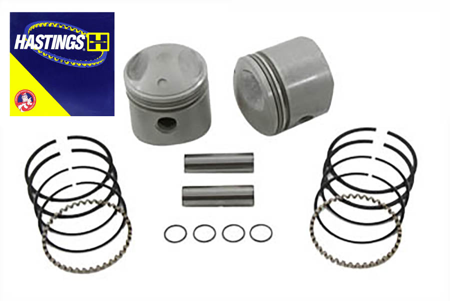 11-0220 - Replica 74  Overhead Valve Piston Set .040 Oversize by Motorshop