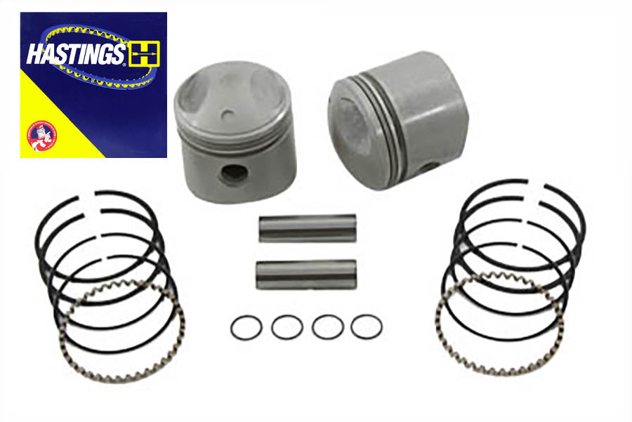 11-0222 - Replica 74 inch Overhead Valve Piston Set .060 Oversize by Motorshop