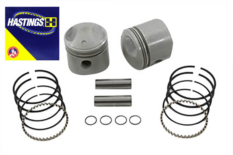 11-0223 - Replica 74 inch Overhead Valve Piston Set .070 Oversize by Motorshop
