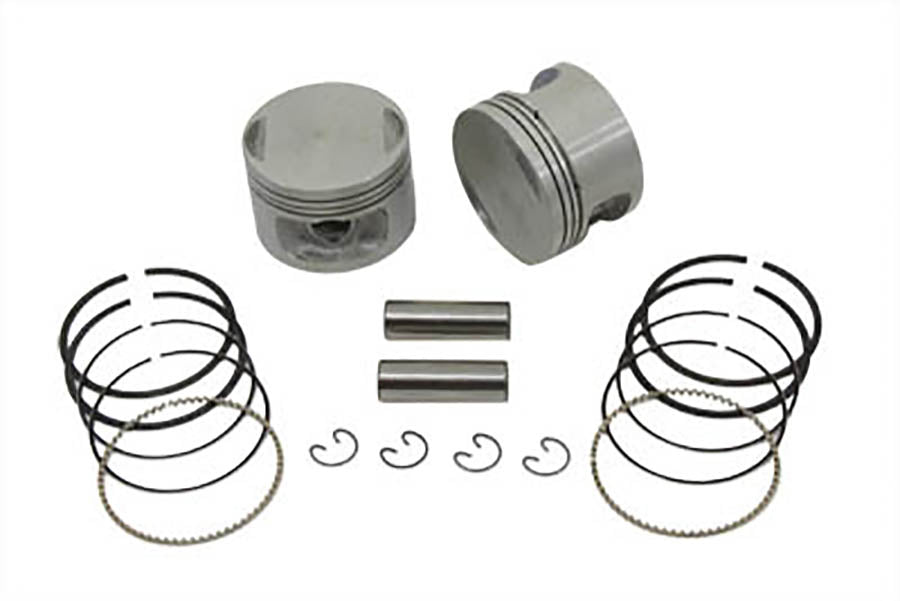 11-0242 - Replica 883cc Piston Set .005 Oversize by Motorshop
