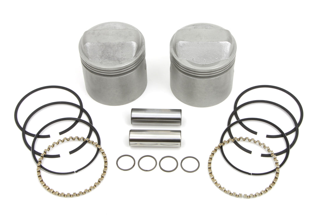 11-0301 - 1000cc Piston Set .010 Oversize by Motorshop