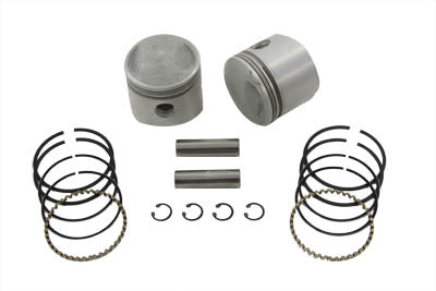 11-0314 - 74  Overhead Valve Piston Set .070 Oversize by Motorshop