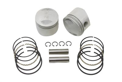 11-0318 - 80  Overhead Valve Piston Set .010 Oversize by Motorshop