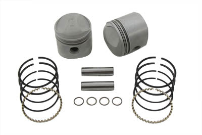 11-0324 - 74  Overhead Valve Piston Set .020 Oversize by Motorshop