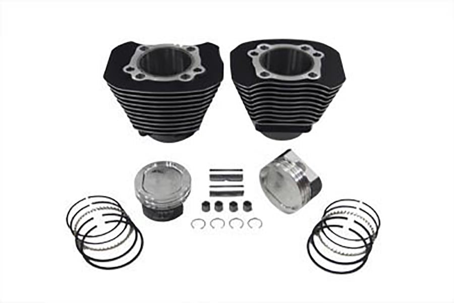 11-0337 - 1200cc Cylinder and Piston Conversion Kit Black by Motorshop