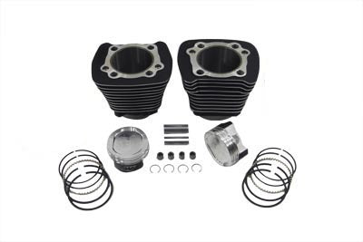 11-0355 - 1200cc Cylinder and Piston Conversion Kit Black by Motorshop