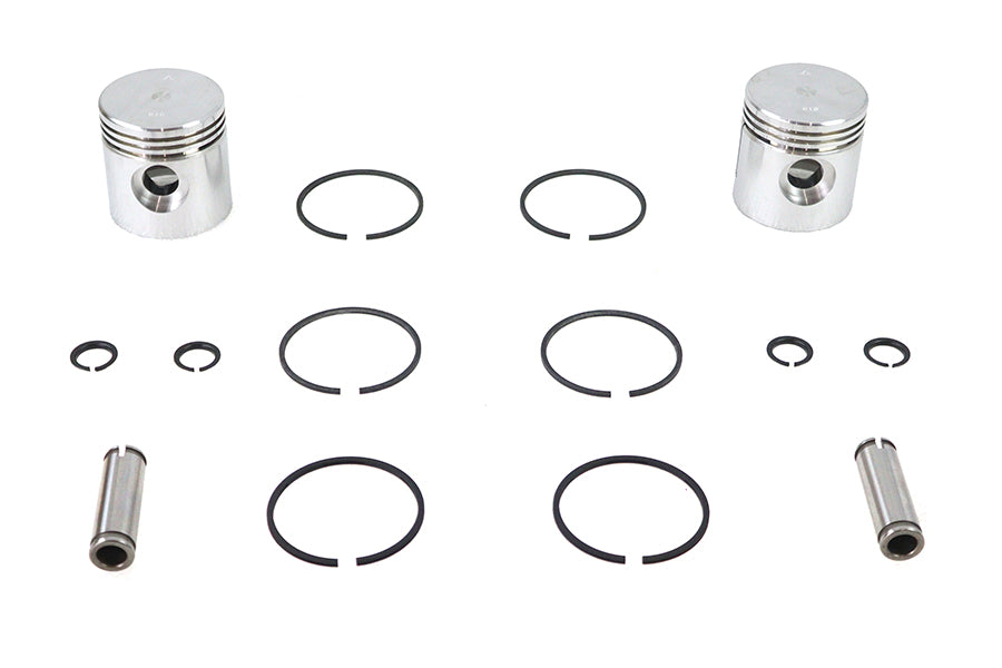 11-0401 - 45  WL/G Piston Kit .010  Oversize by Motorshop