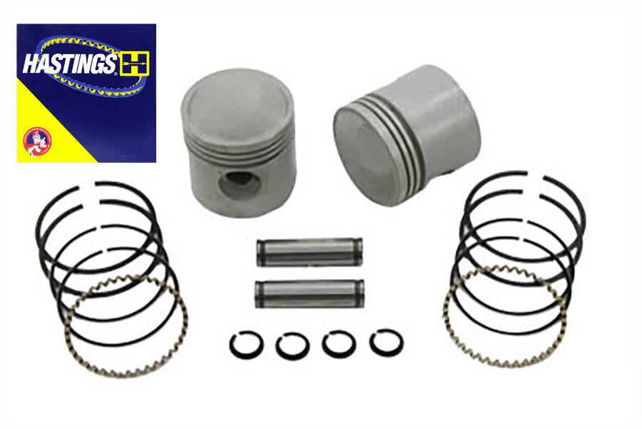 11-0426 - 61  Overhead Valve 3-5/16  Piston Set Standard Size by Motorshop