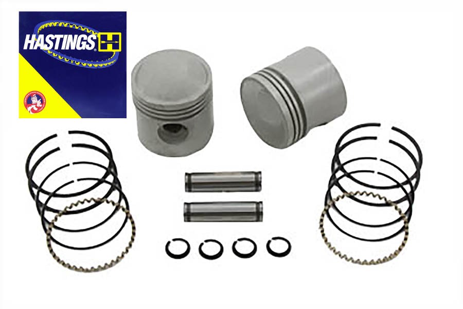 11-0427 - 3-5/16  Piston Set .020 Oversize by Motorshop