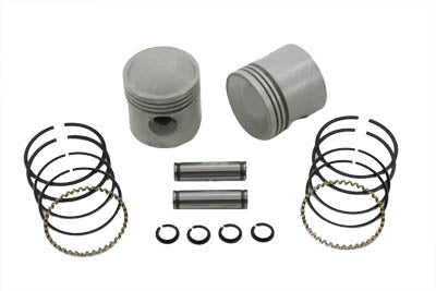 11-0439 - 3-5/16 inch Piston Kit .080 Oversize by Motorshop