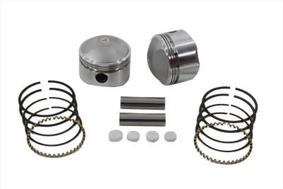 11-0455 - 74 inch Overhead Valve Forged Piston Set Standard Size by S&S Cycle