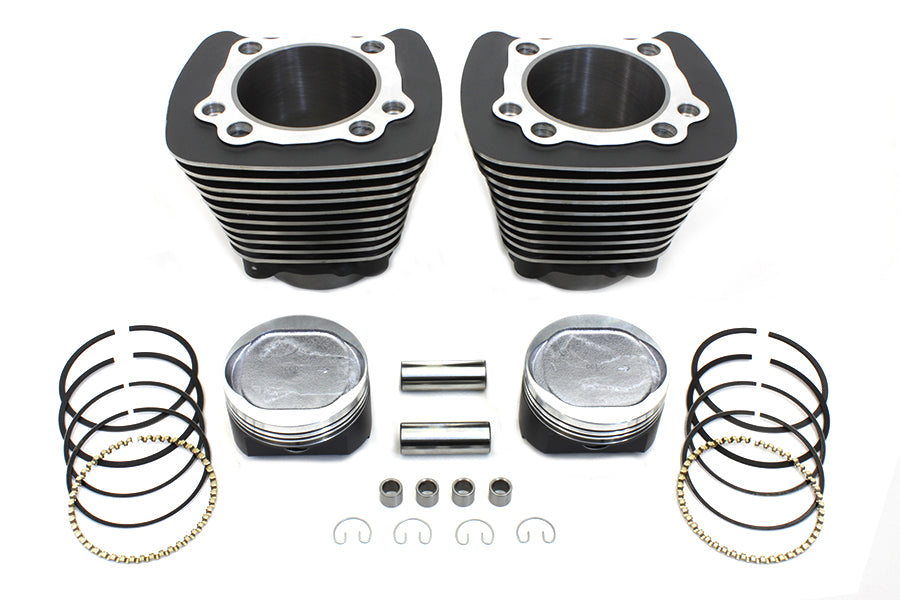 11-0595 - 883cc to 1200cc Cylinder and Piston Conversion Kit Black by Motorshop