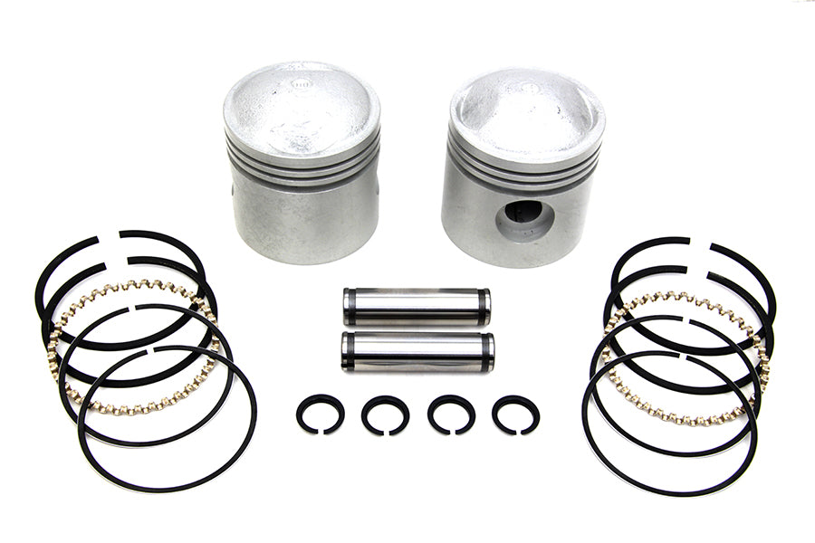 11-0847 - 3-5/16  Piston Set .010 Oversize by Motorshop