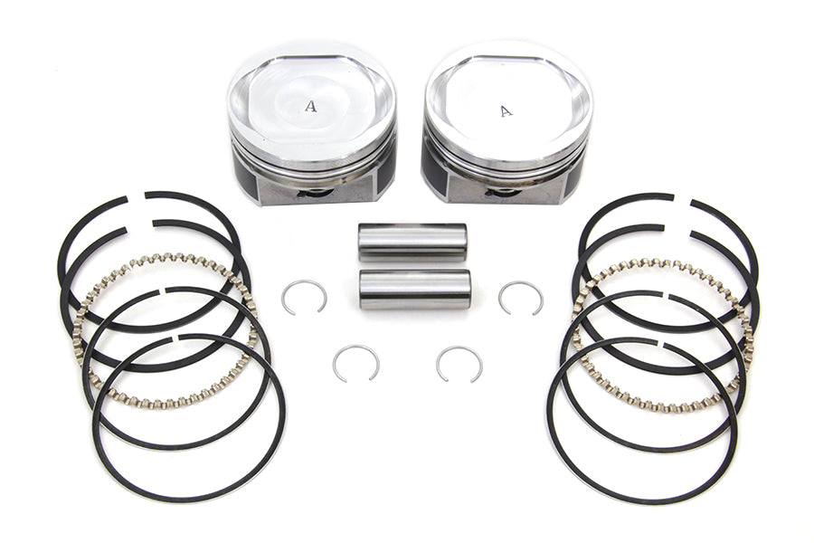 11-0852 - 883cc to 1200 cc Conversion Piston Set Standard 3.498 by Motorshop