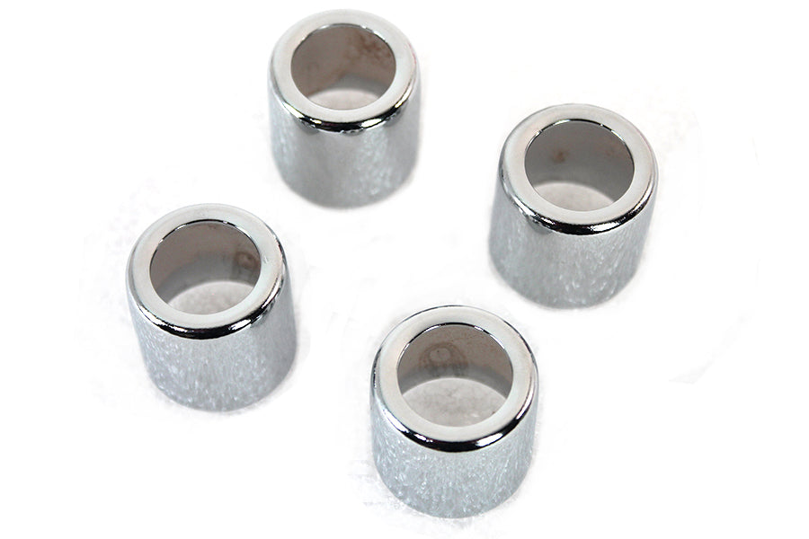 11-1286 - Pushrod Cover Cup Set Chrome by V-Twin