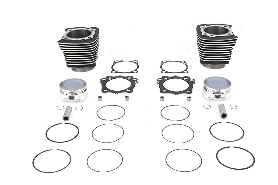 11-1333 - 1270cc Cylinder and Piston Conversion Kit Black by V-Twin