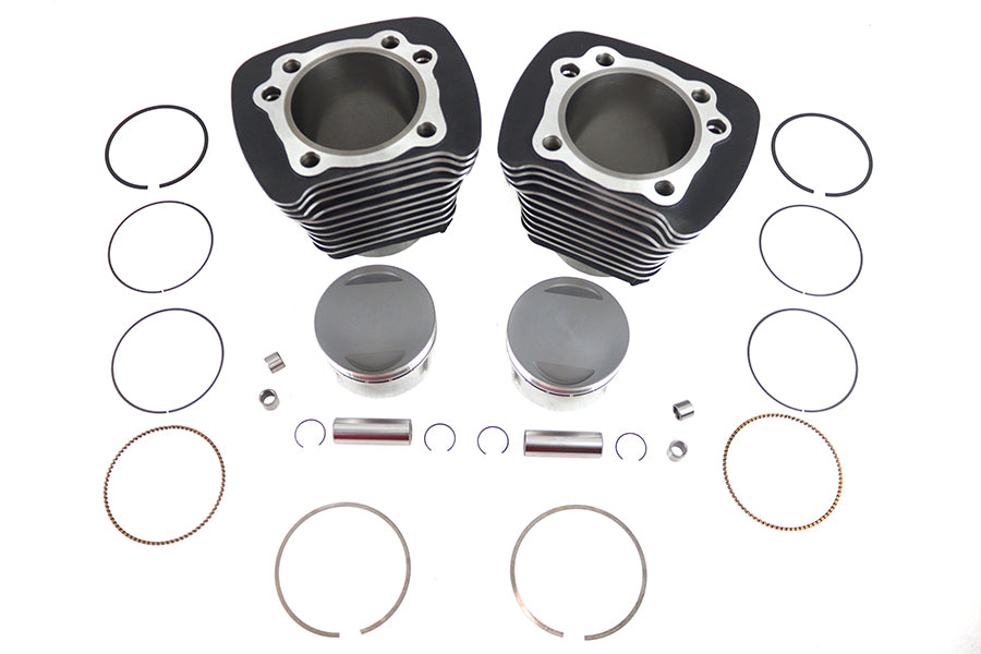 11-1337 - 1270cc Cylinder and Piston Conversion Kit Black by V-Twin