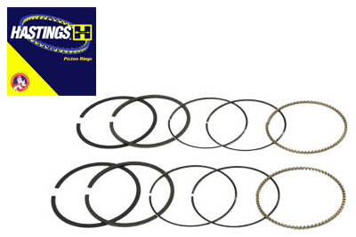 11-1375 - 74 inch Moly Piston Ring Set .070 Oversize by Hastings Rings