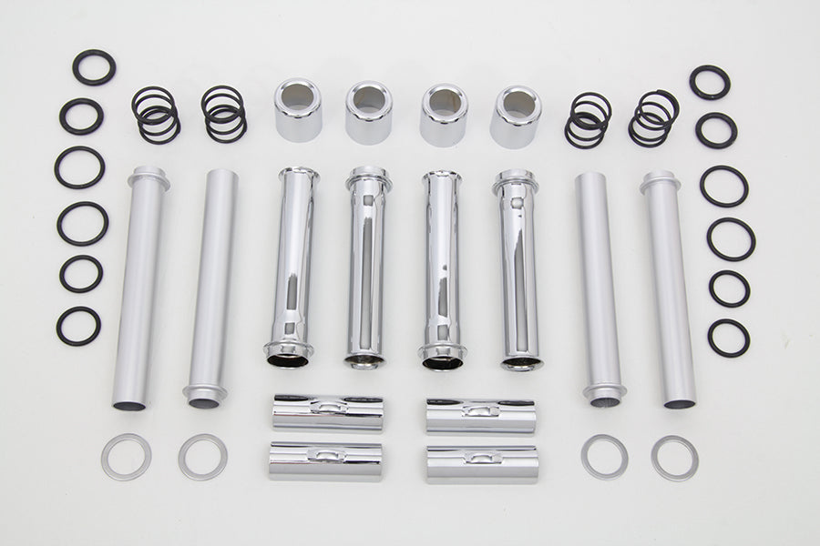 11-1407 - M8 Pushrod Cover Kit Chrome by Motorshop