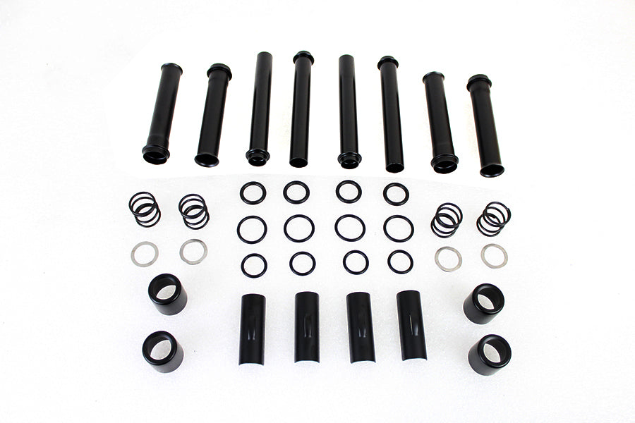 11-1408 - M8 Pushrod Cover Kit Black by Motorshop