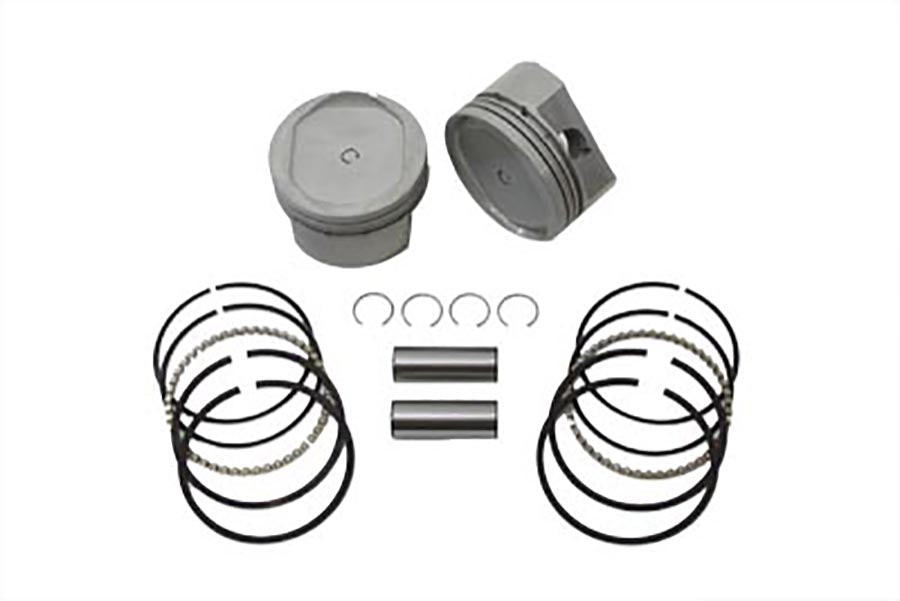 11-1680 - 883cc to 1200cc Conversion Piston Set Standard 3.498 by Motorshop
