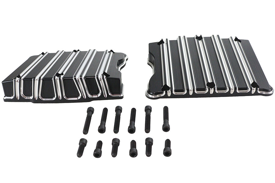 11-2037 - Twin Cam Rocker Box Cover Set by V-Twin