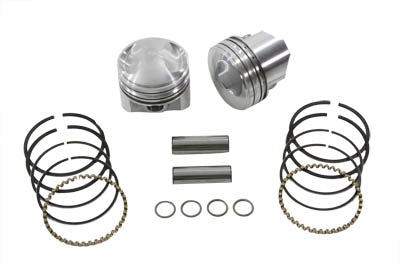 11-2209 - 74 inch FLH-FX Piston Set .080 Oversize by Keith Black