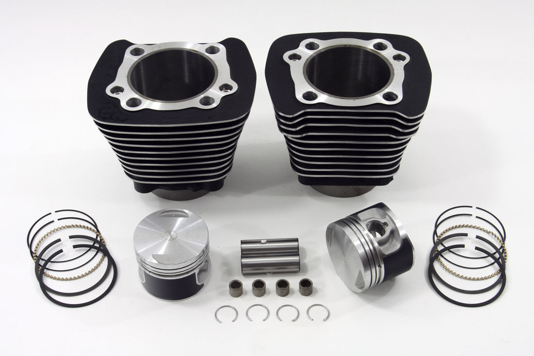 11-2626 - Sportster 1200cc Cylinder and Piston Conversion Kit Black by Motorshop