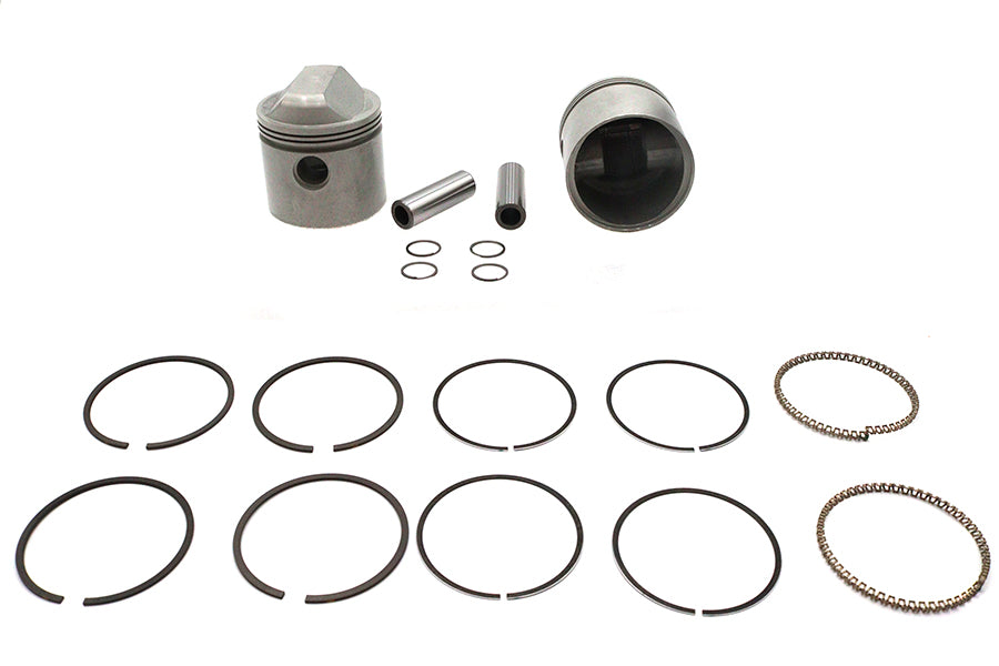 11-2711 - Replica 900cc 3 inch Piston Set .050 Oversize by Motorshop