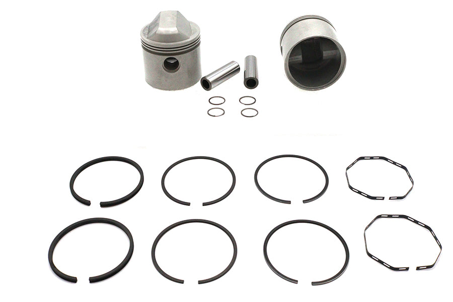 11-2723 - Replica 1000cc 3-3/16 inch Piston Set .020 Oversize by Motorshop