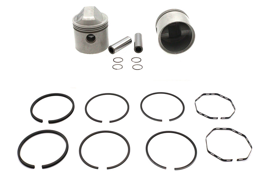 11-2724 - Replica 1000cc 3-3/16 inch Piston Set .030 Oversize by Motorshop