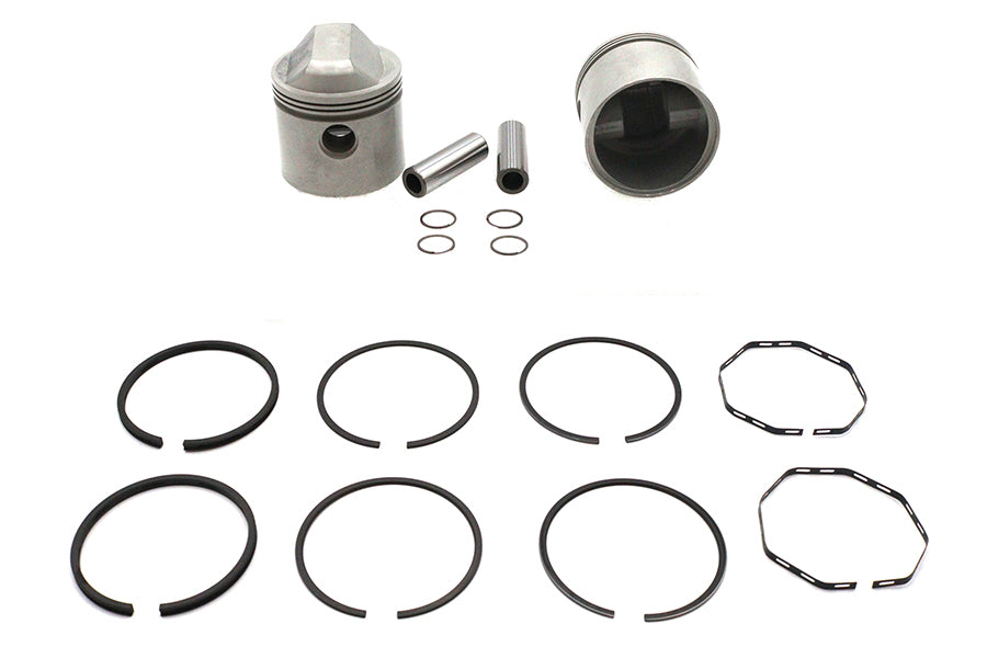 11-2726 - Replica 1000cc 3-3/16 inch Piston Set .050 Oversize by Motorshop