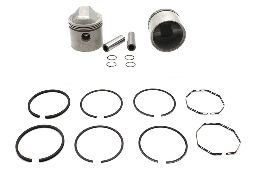 11-2728 - Replica 1000cc 3-3/16 inch Piston Set .070 Oversize by Motorshop