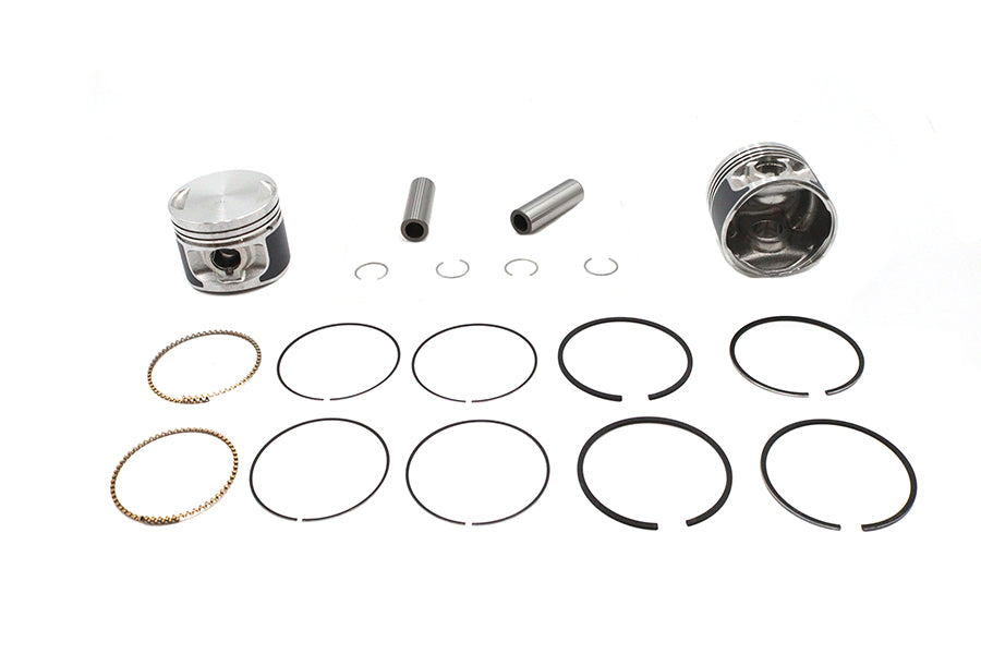 11-2729 - Replica 883cc 3 inch Piston Set Standard Size by Motorshop
