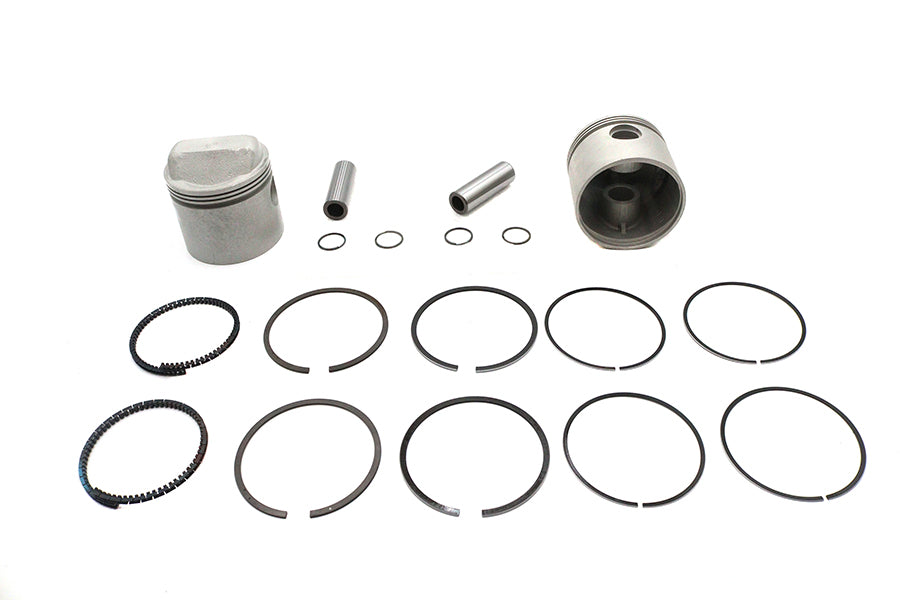 11-2745 - Replica 1000cc 3-3/16 inch Piston Set .040 Oversize by Motorshop
