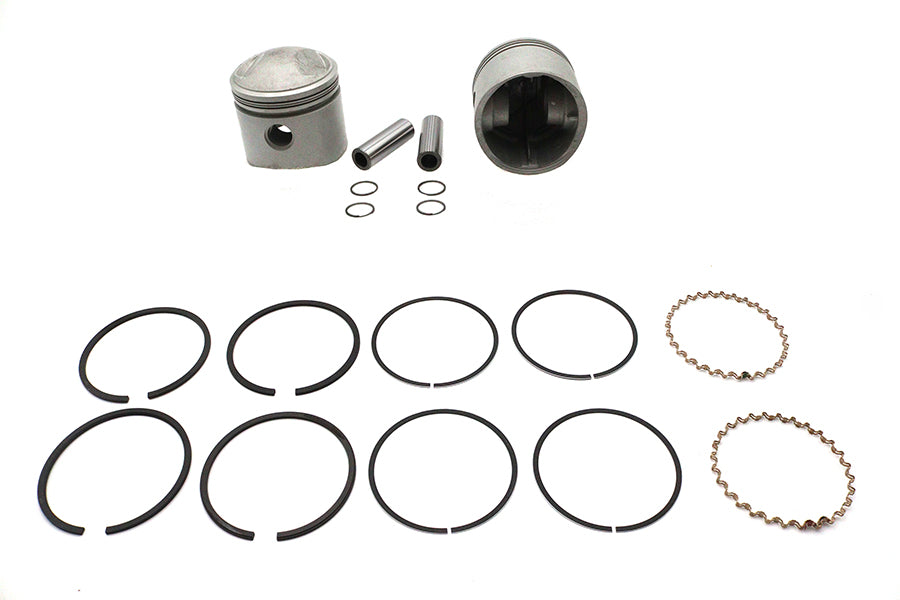 11-2752 - 61 inch Overhead Valve 3-5/16 inch Piston Set .030 Oversize by Motorshop