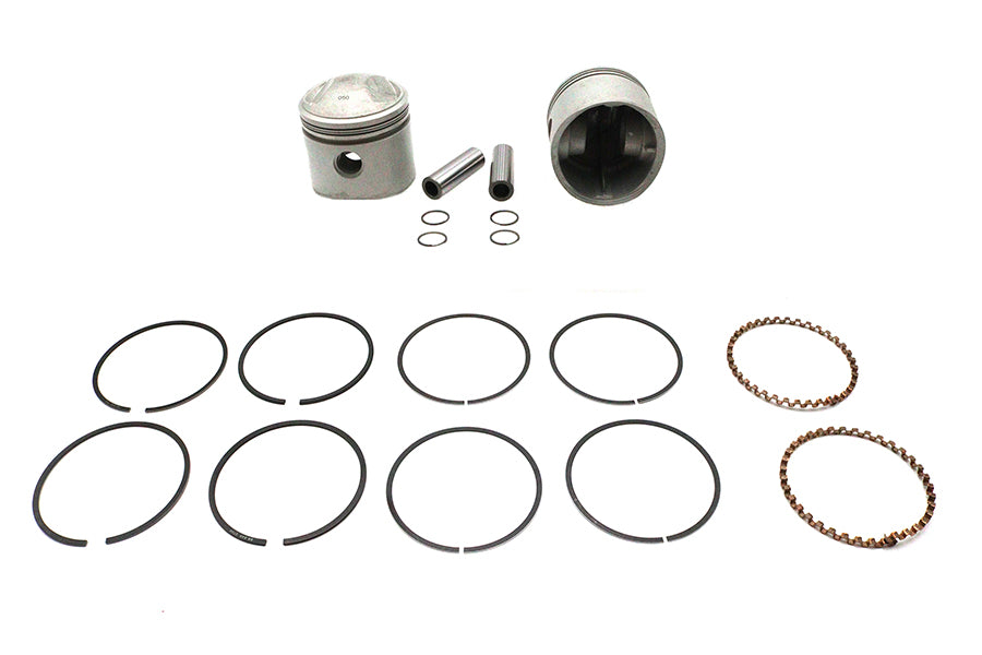 11-2778 - Replica 80 inch Overhead Valve 3-1/2 inch Piston Set Standar by Motorshop